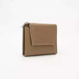 Кошелёк на магните, цвет бежевый