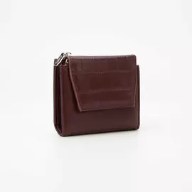 Кошелёк на магните, цвет бордовый