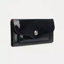 Кошелёк на магните, цвет черный