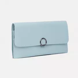 Кошелёк на магните, цвет голубой