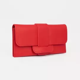 Кошелёк на магните, цвет красный