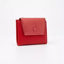 Кошелёк на магните, цвет красный