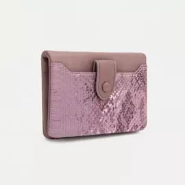 Кошелёк на магните, цвет пудровый