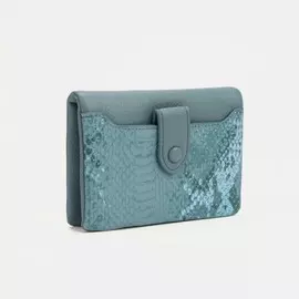 Кошелёк на магните, цвет синий