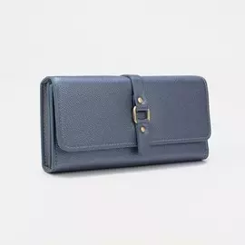 Кошелёк на магните, цвет синий