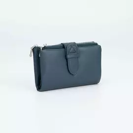 Кошелёк на магните, цвет синий