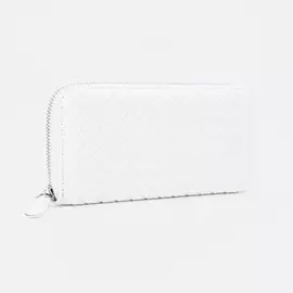 Кошелёк на молнии, цвет белый