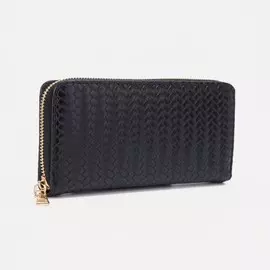 Кошелёк на молнии, цвет чёрный