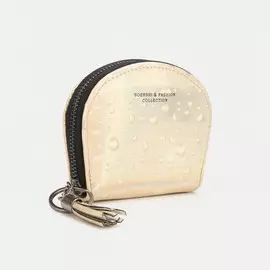 Кошелёк на молнии, цвет желтый