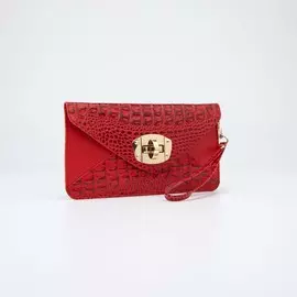 Кошелёк на застёжке, цвет красный