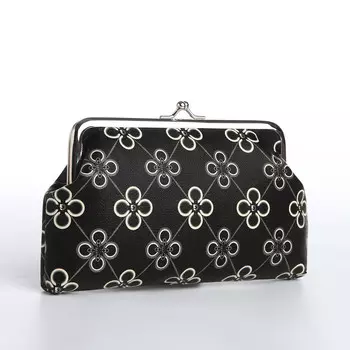 Косметичка на фермуаре, цвет черный