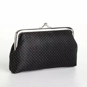 Косметичка на фермуаре, цвет черный