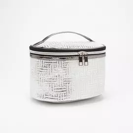 Косметичка на молнии, цвет белый