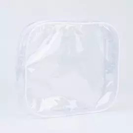 Косметичка на молнии, цвет белый