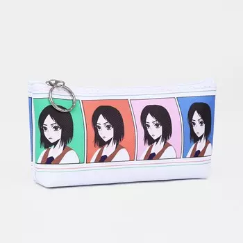 Косметичка на молнии, цвет белый