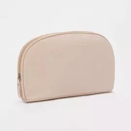 Косметичка на молнии, цвет бежевый
