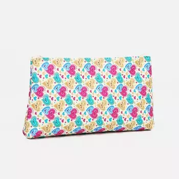 Косметичка на молнии, цвет бежевый