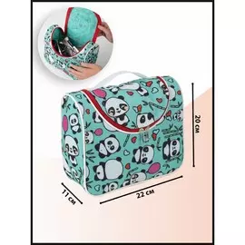 Косметичка на молнии, цвет бирюзовый