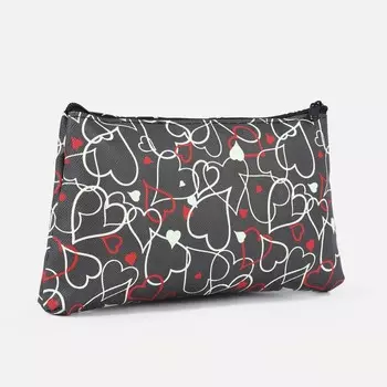 Косметичка на молнии, цвет черный