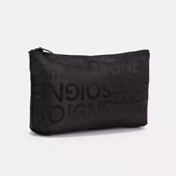 Косметичка на молнии, цвет черный