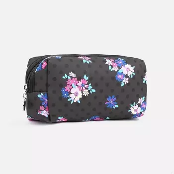 Косметичка на молнии, цвет черный