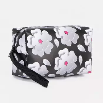 Косметичка на молнии, цвет черный