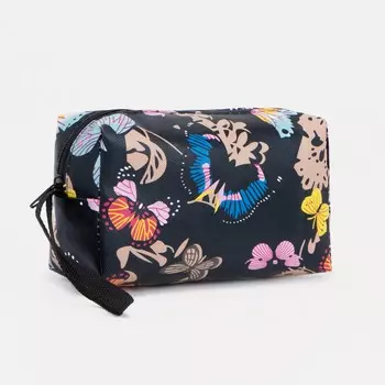 Косметичка на молнии, цвет черный