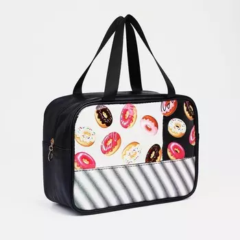 Косметичка на молнии, цвет черный