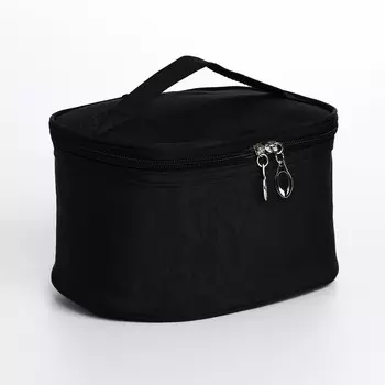 Косметичка на молнии, цвет черный