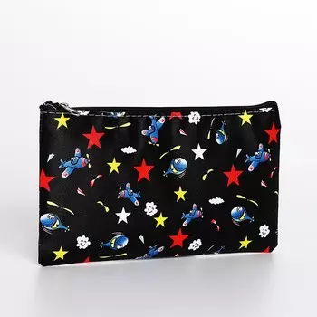 Косметичка на молнии, цвет черный