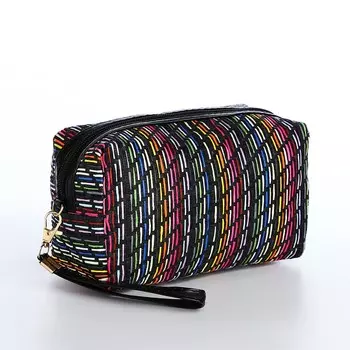 Косметичка на молнии, цвет черный