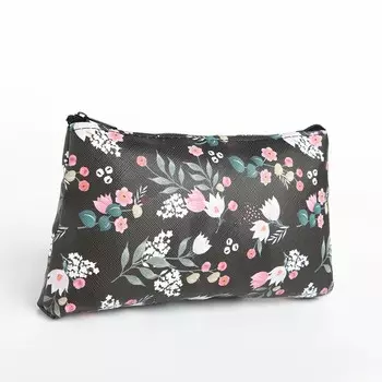 Косметичка на молнии, цвет черный