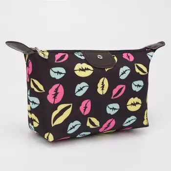 Косметичка на молнии, цвет черный