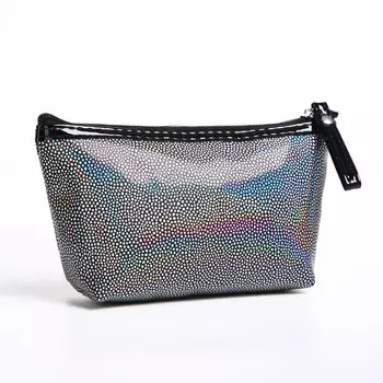 Косметичка на молнии, цвет черный