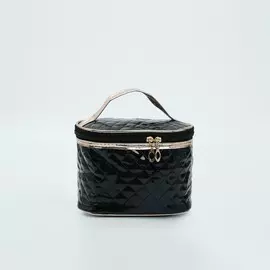 Косметичка на молнии, цвет чёрный