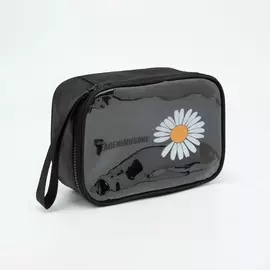 Косметичка на молнии, цвет чёрный