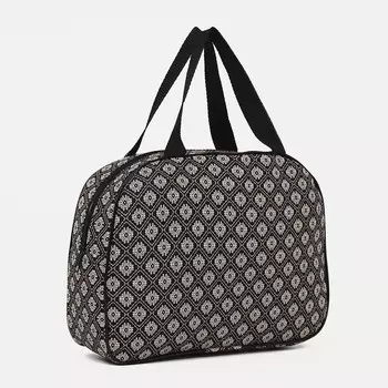 Косметичка на молнии, цвет коричневый