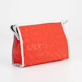 Косметичка на молнии, цвет красный