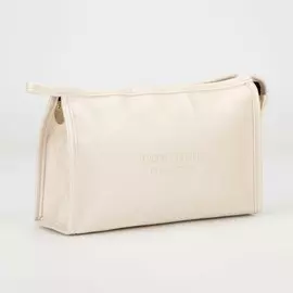 Косметичка на молнии, цвет молочный