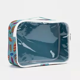 Косметичка на молнии, цвет мятный