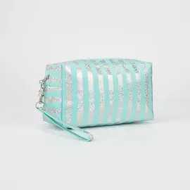 Косметичка на молнии, цвет мятный