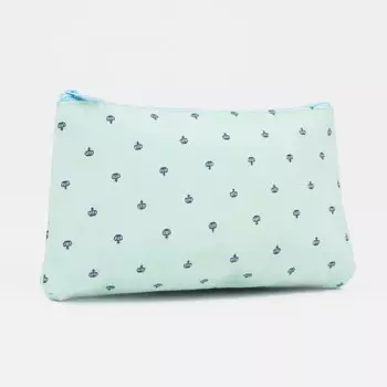 Косметичка на молнии, цвет мятный