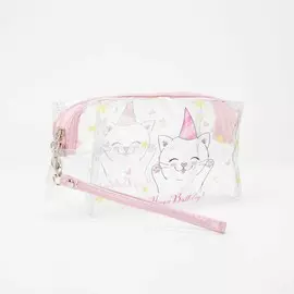 Косметичка на молнии, цвет прозрачный