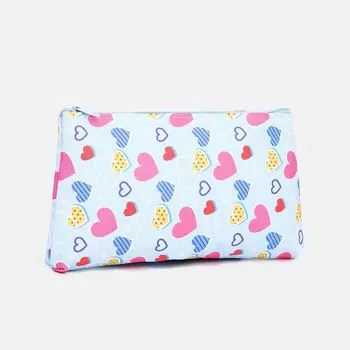 Косметичка на молнии, цвет разноцветный