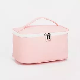 Косметичка на молнии, цвет розовый