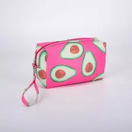 Косметичка на молнии, цвет розовый