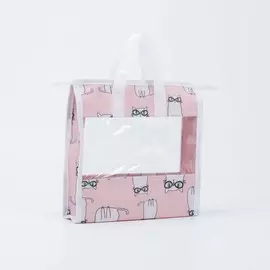 Косметичка на молнии, цвет розовый