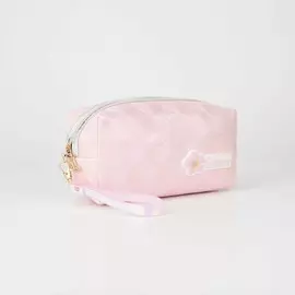 Косметичка на молнии, цвет розовый