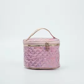 Косметичка на молнии, цвет розовый