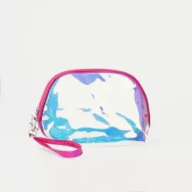 Косметичка на молнии, цвет розовый